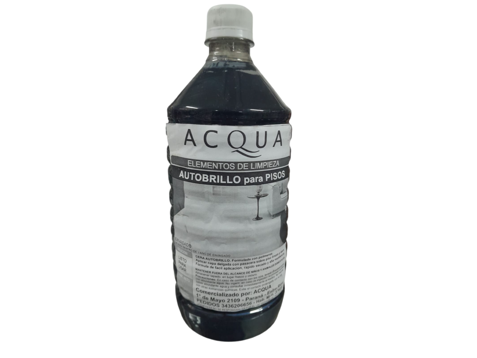 AUTOBRILLO ACRILICO ACQUA NEGRO 1 LITRO