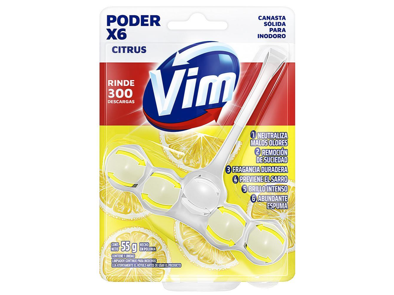 DESODORANTE INODORO VIM X6