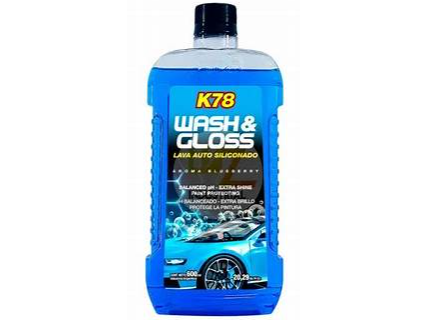 LAVA AUTOS SILICONADO K78 WASH & GLOSS 600ML de ACQUA