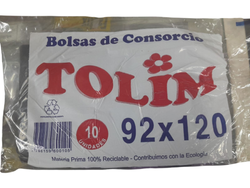 BOLSA 92X120 NEGRA DE 10U TOLIM