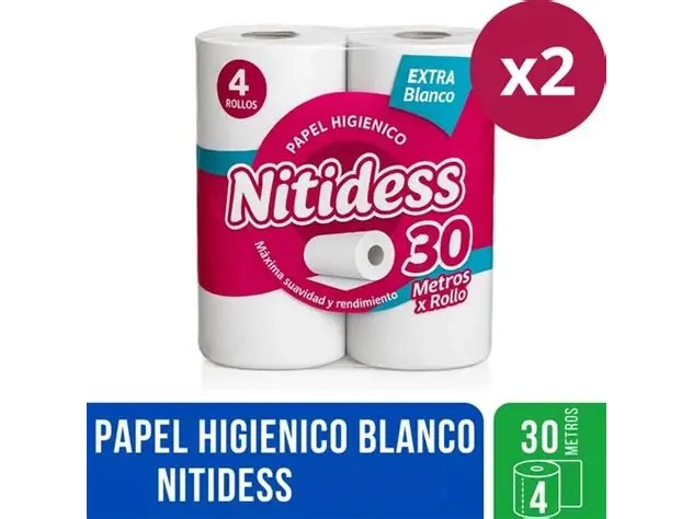 HIGIENICO NITIDESS 4X30M SH