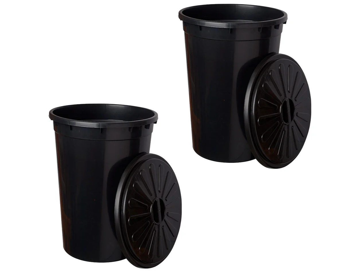 TACHO RESIDUOS GEMPLAS 48 LITROS REDONDO