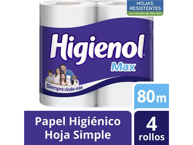 HIGIENICO HIGIENOL MAX 4X80M SH