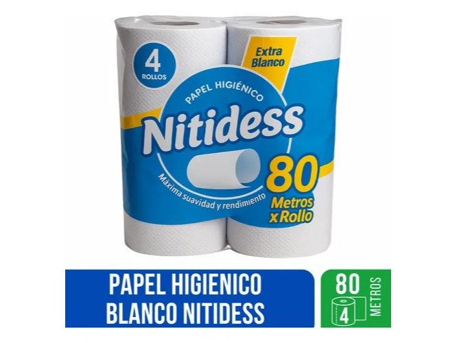 HIGIENICO NITIDESS 4X80M SH