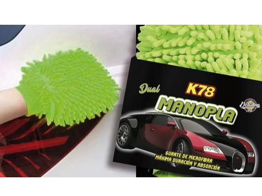 MANOPLA GUANTE MICROFIBRA K78