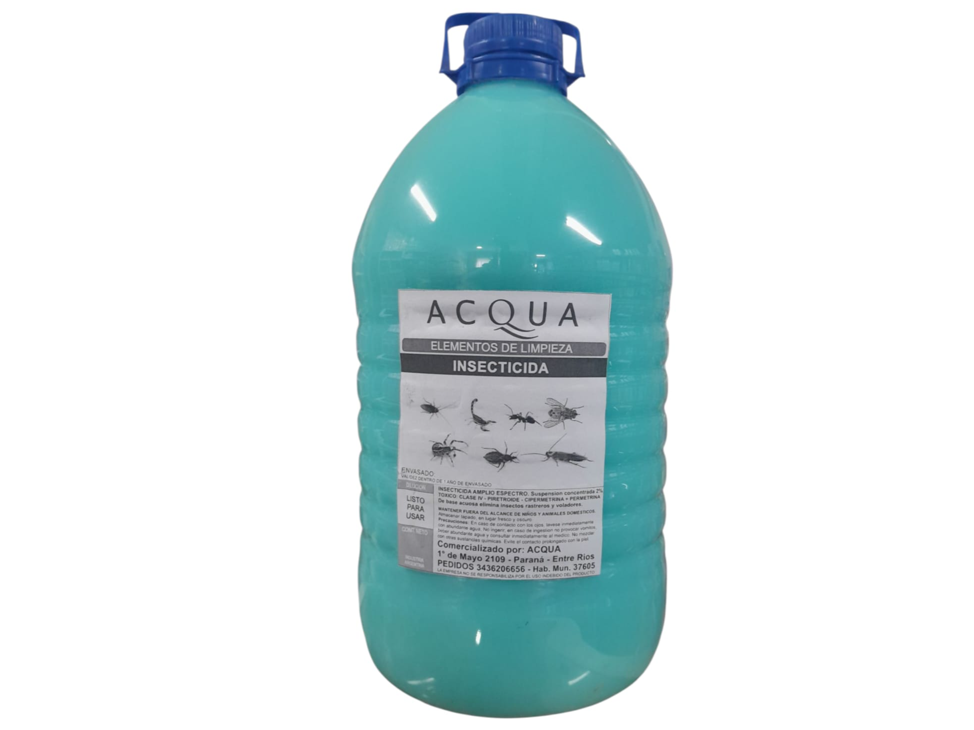 INSECTICIDA LIQUIDO ACQUA 5 LITROS VERDE