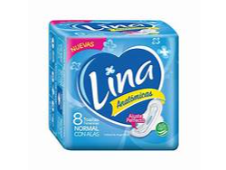 TOALLITAS FEMENINAS LINA X8