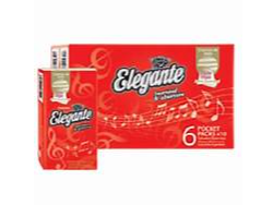 PAÑUELITOS DESCARTABLES ELEGANTE 6 PAQUETES