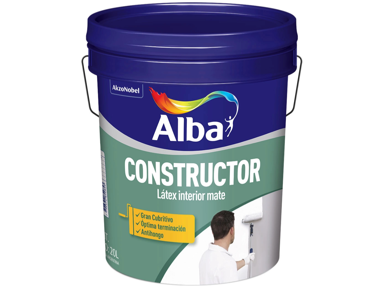 Látex Constructor interior Antihongos x 20lts