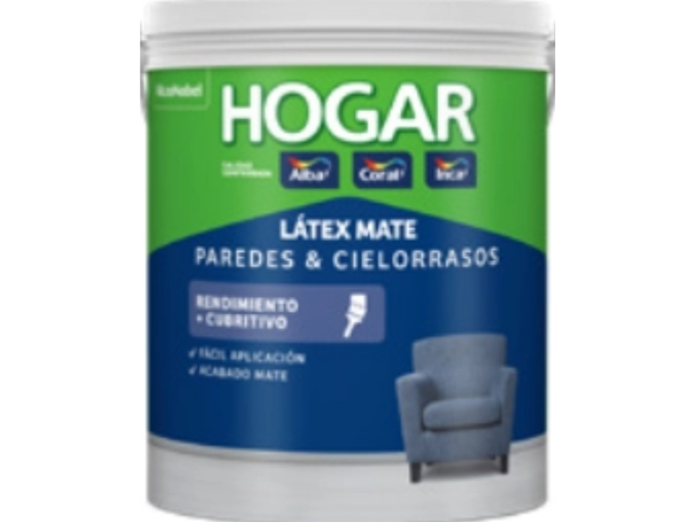 Látex  hogar int.  Antihongos p/ paredes  y cielorrasos