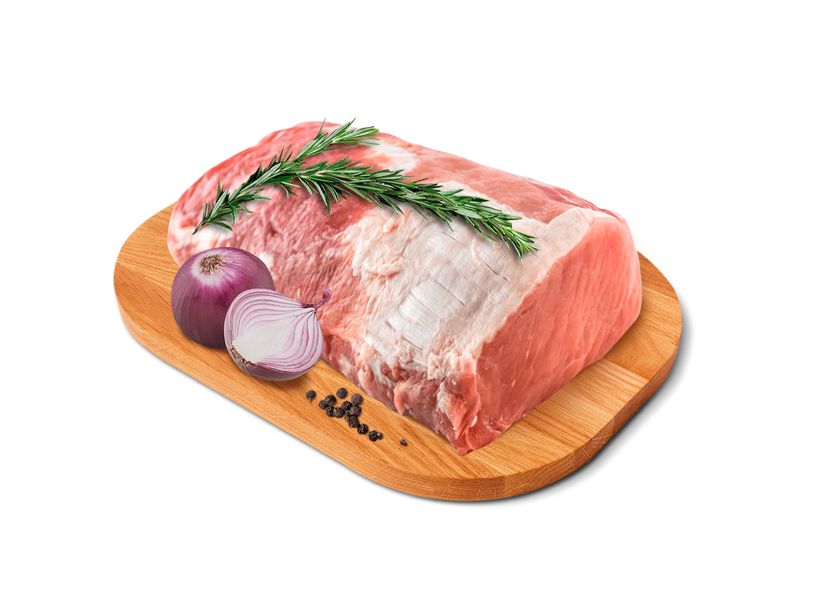 Cinta de lomo porcionada