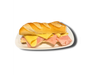 Baguetin jamon y queso