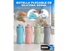 Botella plegable de silicona