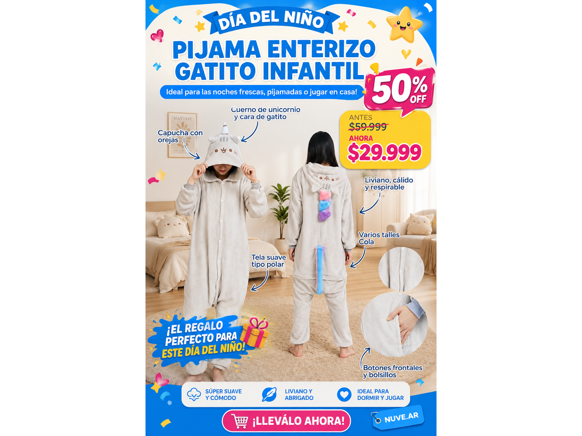 PIJAMA ENTERIZO