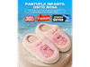 Pantuflas Infantiles Osito Rosa