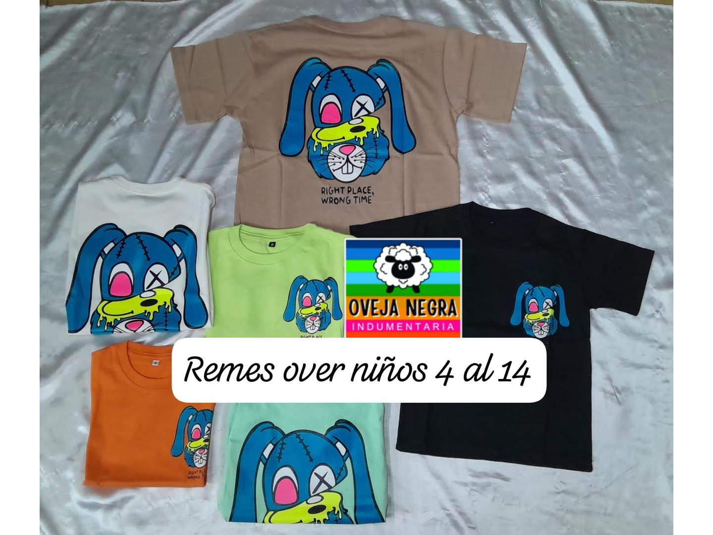 REMERA OVER CONEJO