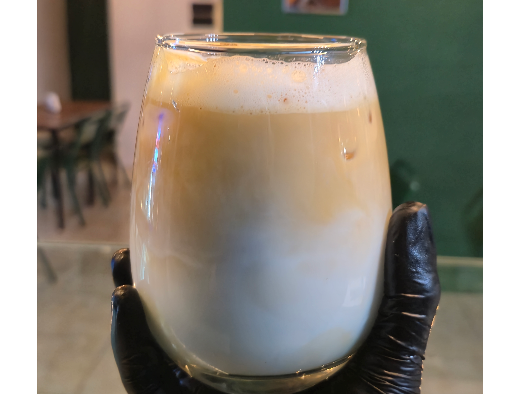 Iced vainilla latte
