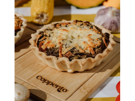 TARTA DE POLLO Y HONGOS