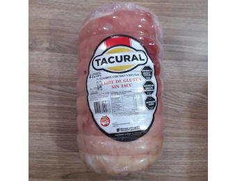 JAMON COCIDO NATURAL CON CUERO - TACURAL