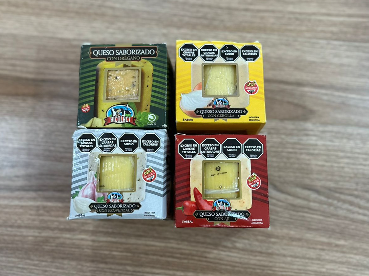 QUESOS SABORIZADOS -RICOLACT POR UNIDAD