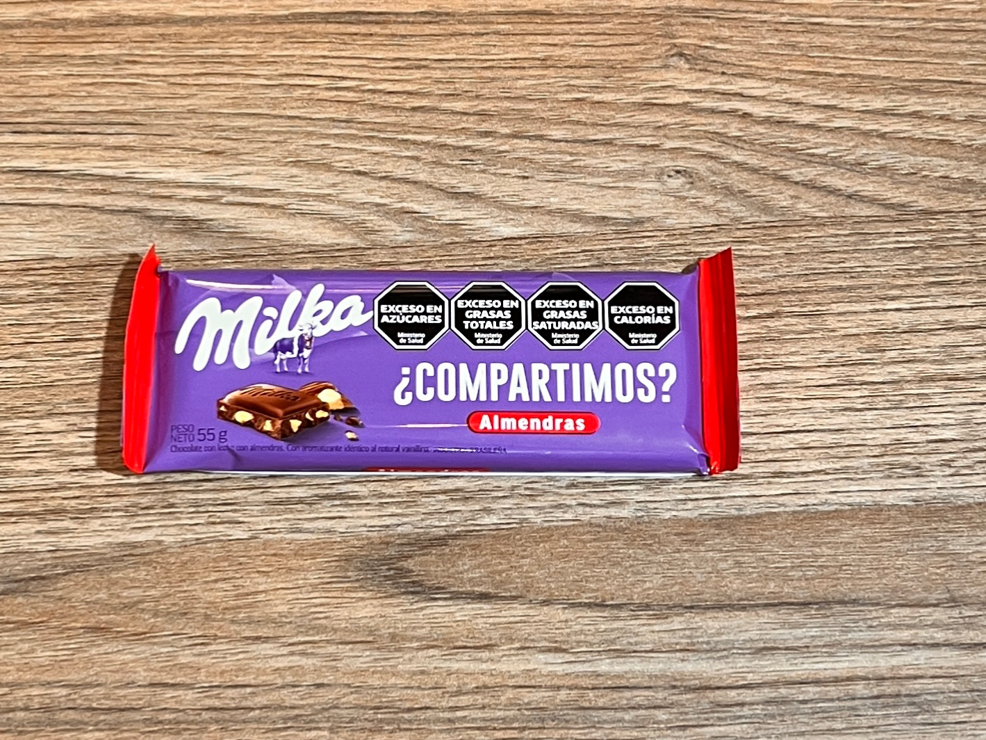 CHOCOLATE MILKA ALMENDRAS