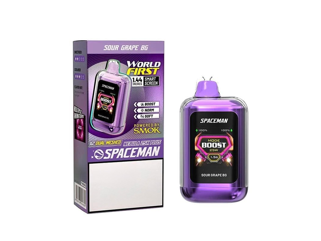 Spaceman 25mil puffs