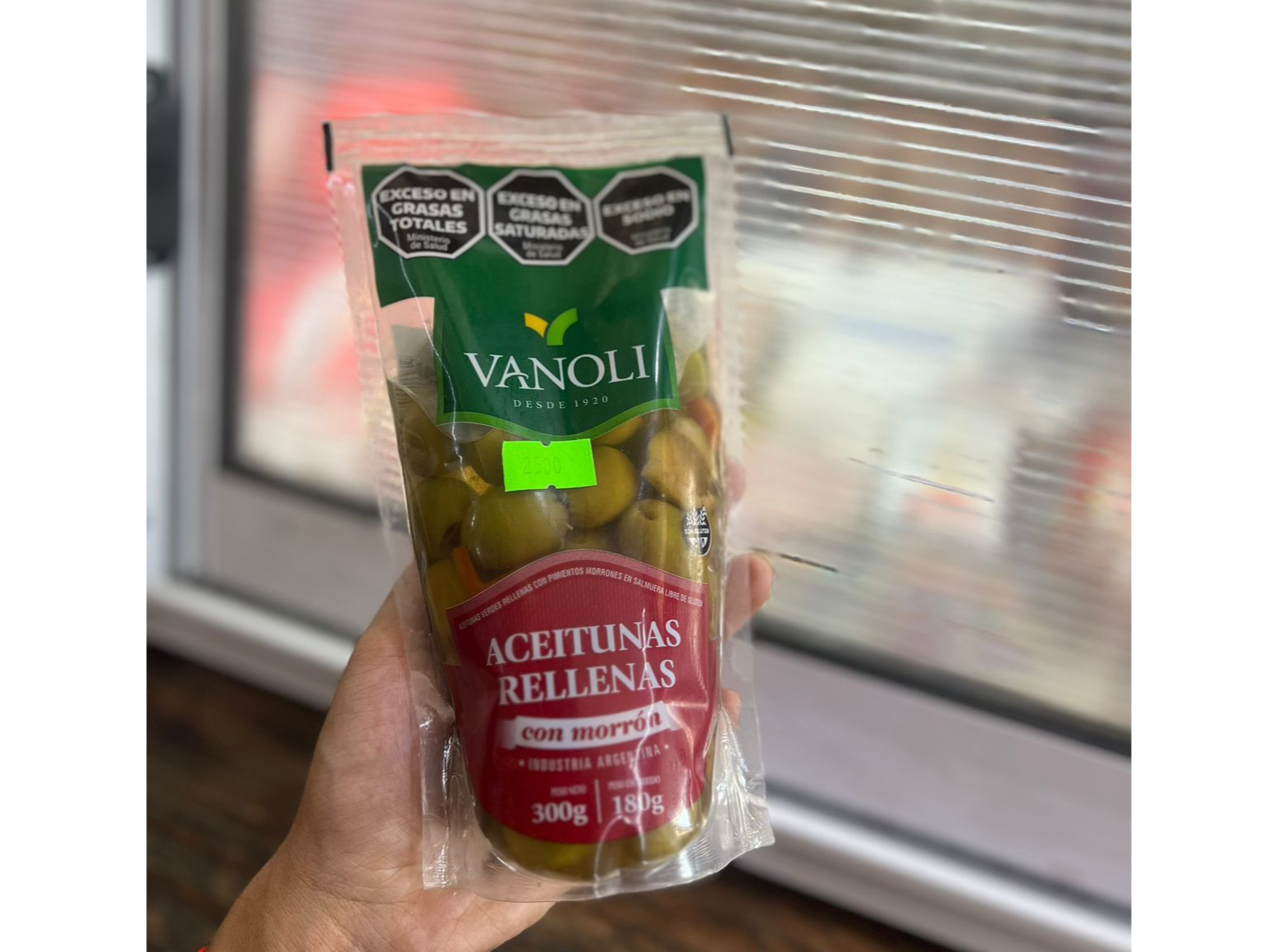 Aceitunas rellenas Vanoli