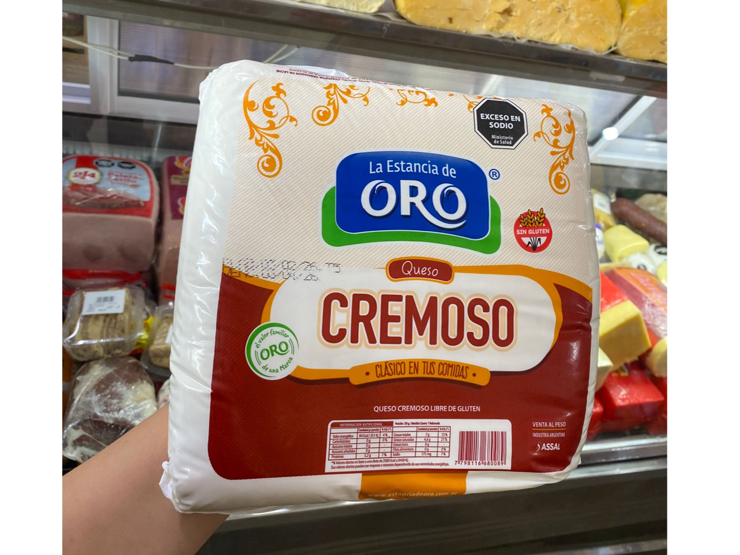 Queso cremoso La Estancia de oro