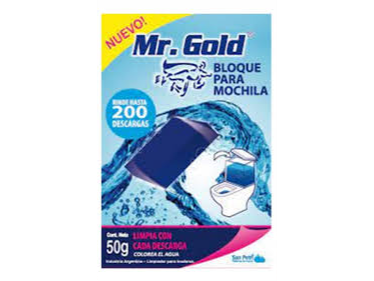 Bloque Para Mochila MR. GOLD