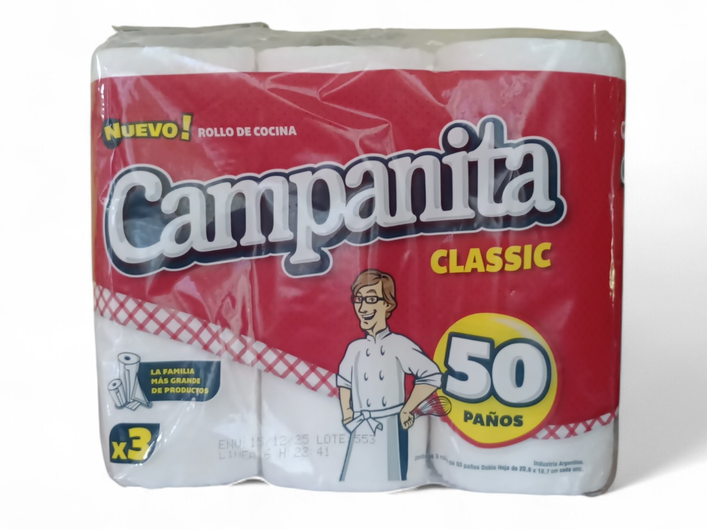 Rollos de cocina CAMPANITA