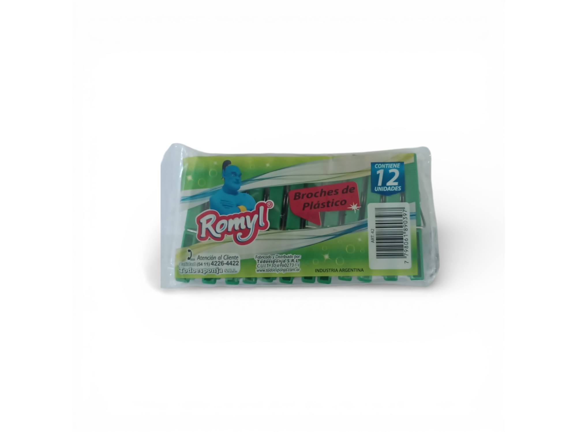 Broche Plastico reforzadosc ROMYL 12 un