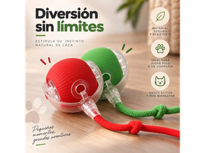 Pelota con cola larga de Pension Canina