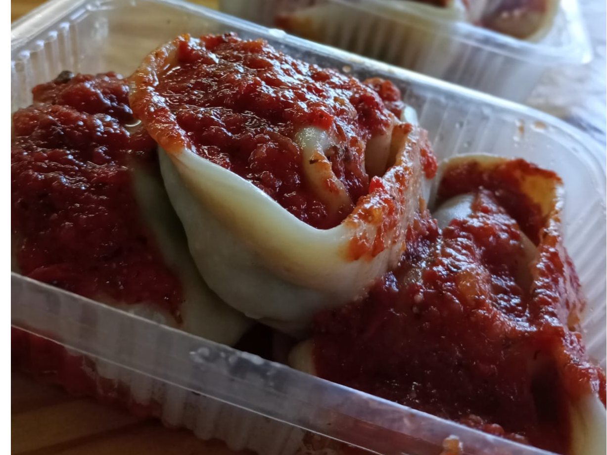 DE VERDURA Y MUZZARELLA