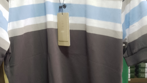 Chomba algodon rayada