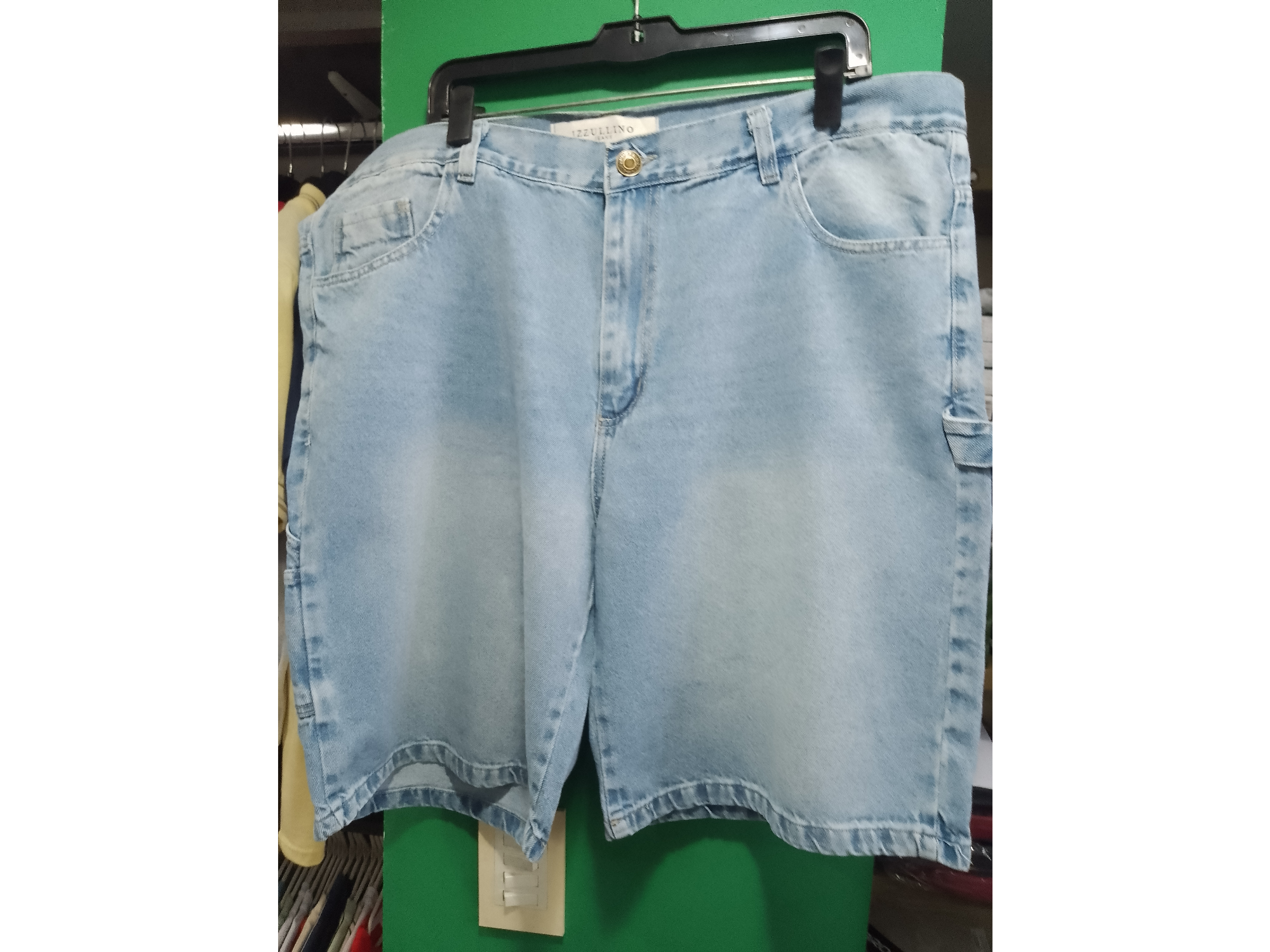 Bermuda de jean, rigido