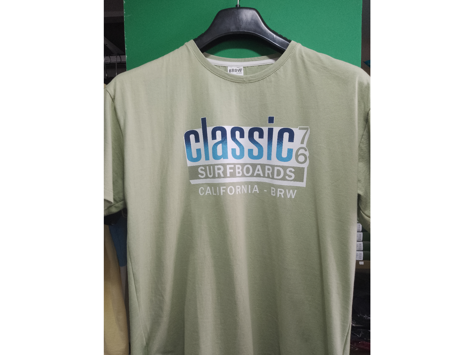 Remera algodón con letras