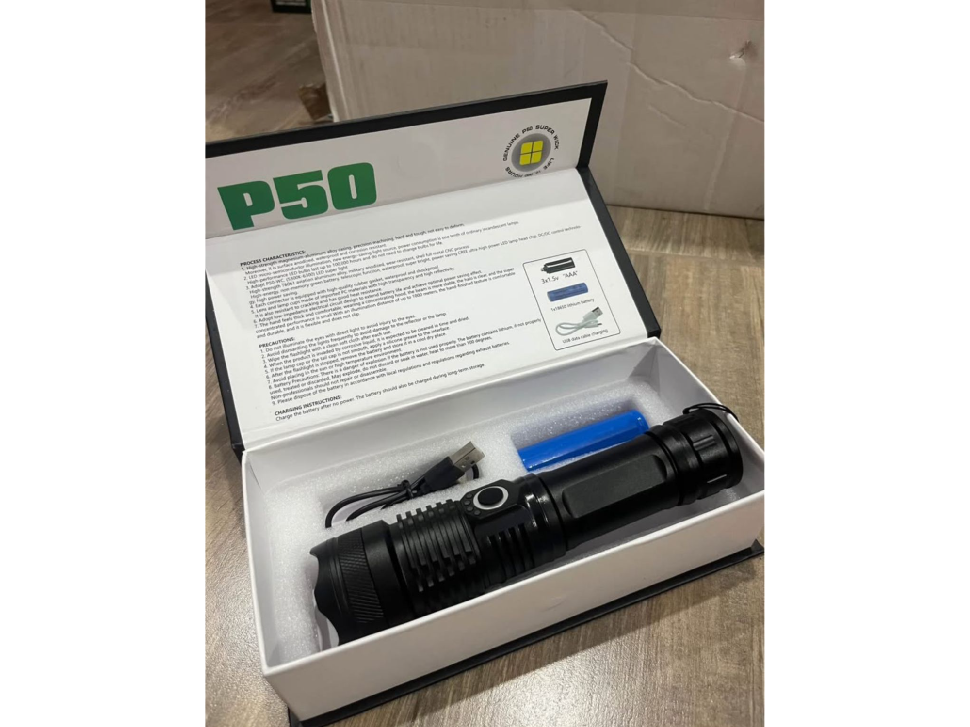 Linterna Tactica P50