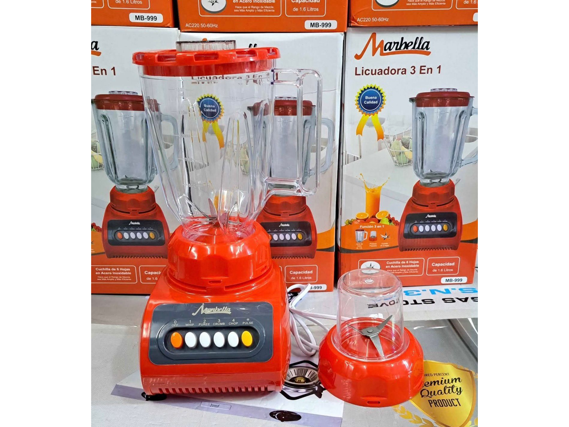 Licuadora 3 en 1 Marbella MB-999
