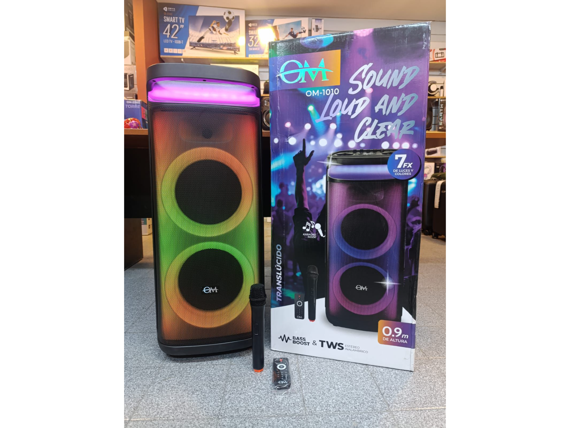 Parlante OM Torre 0,9m