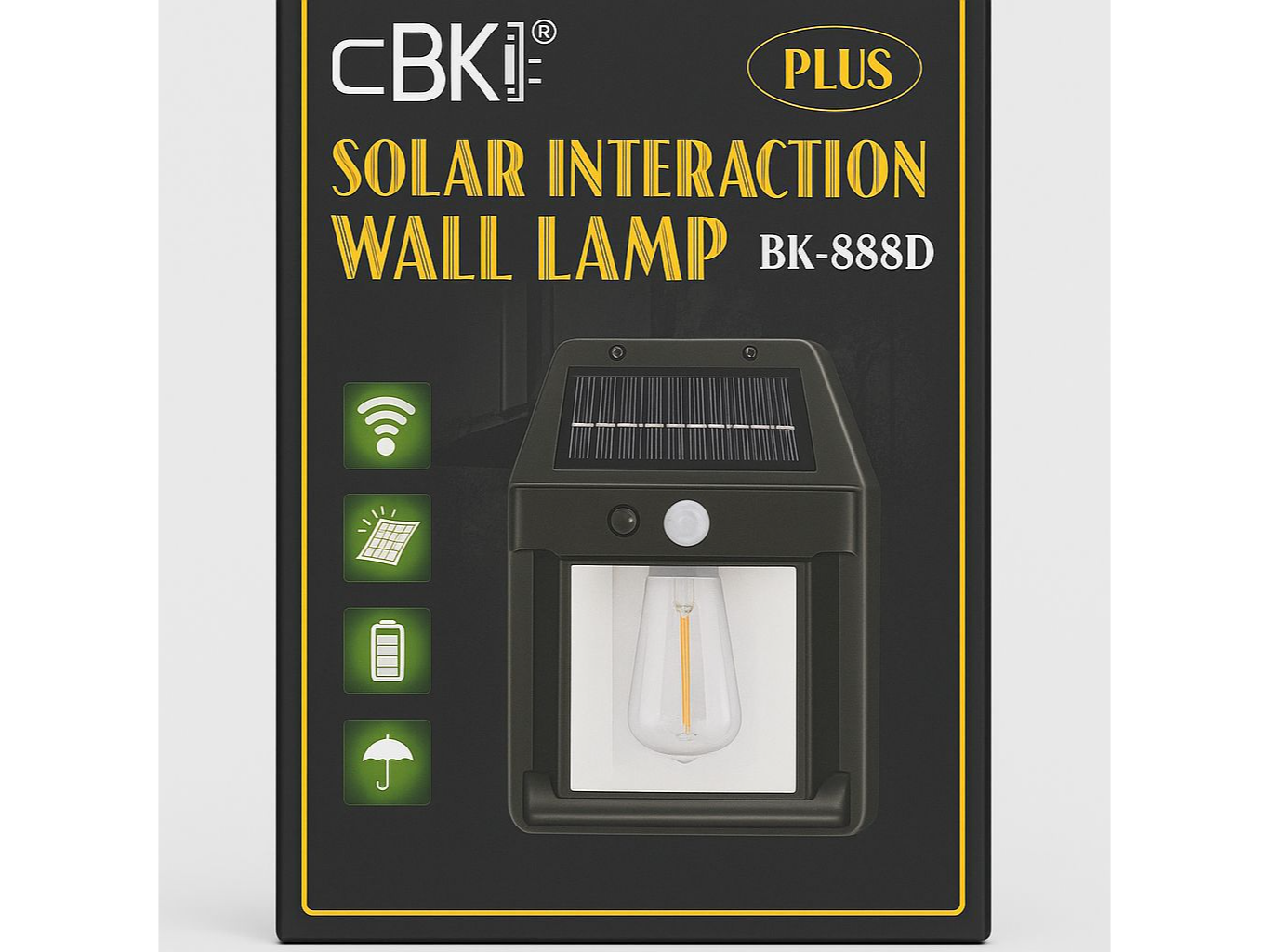 Lampara Solar de Pared