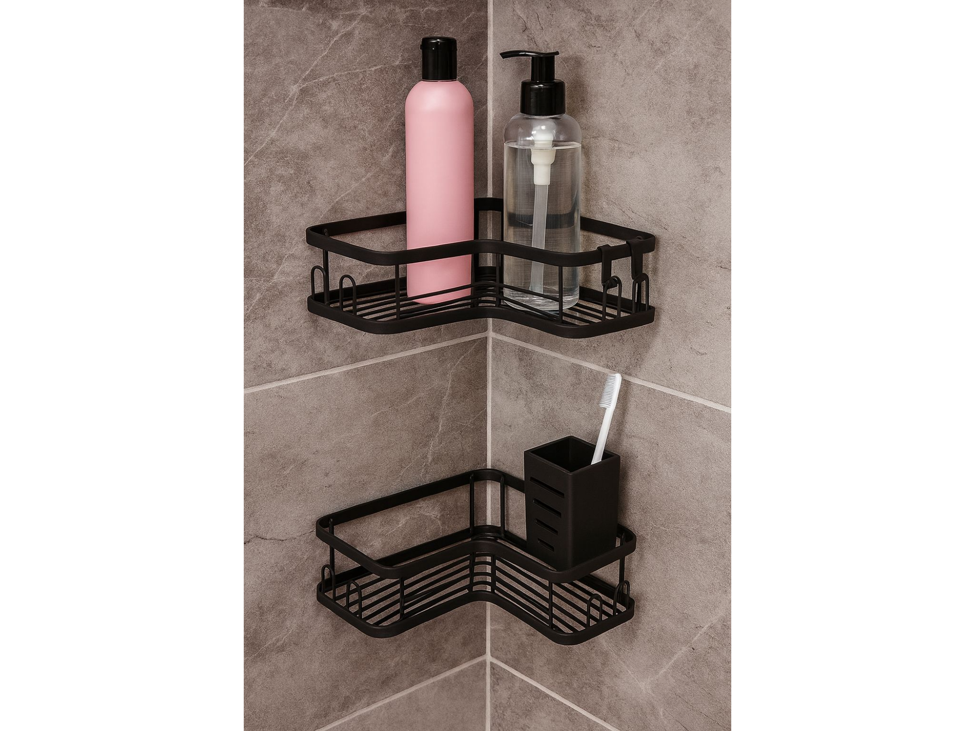 Juego de Repisa Esquinera Metalica