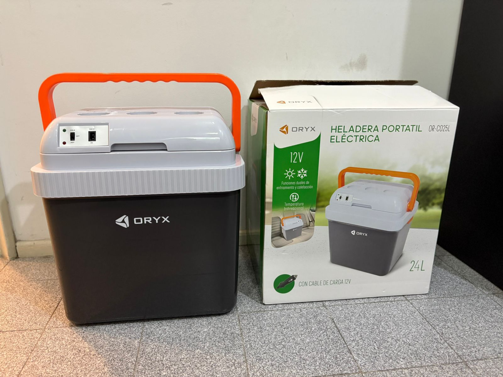 Heladera Portatil Electrica ORYX 24L