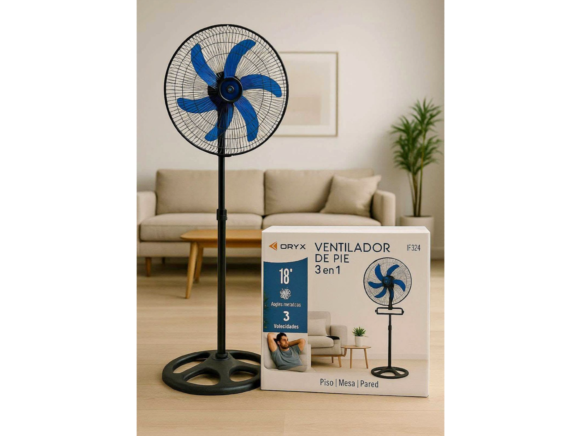 Ventilador Oryx 18" 3 en 1