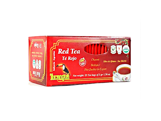 Té rojo orgánico "Tucanguá" x6 cajas