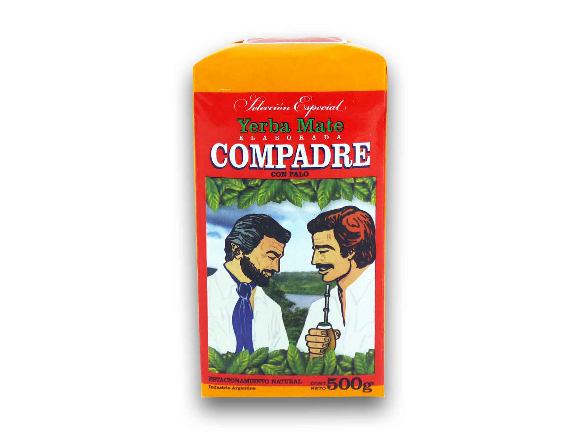 yerba COMPADRE estacionamiento natura