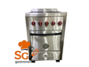 4 hornallas acero inoxidable Outlet 55cm