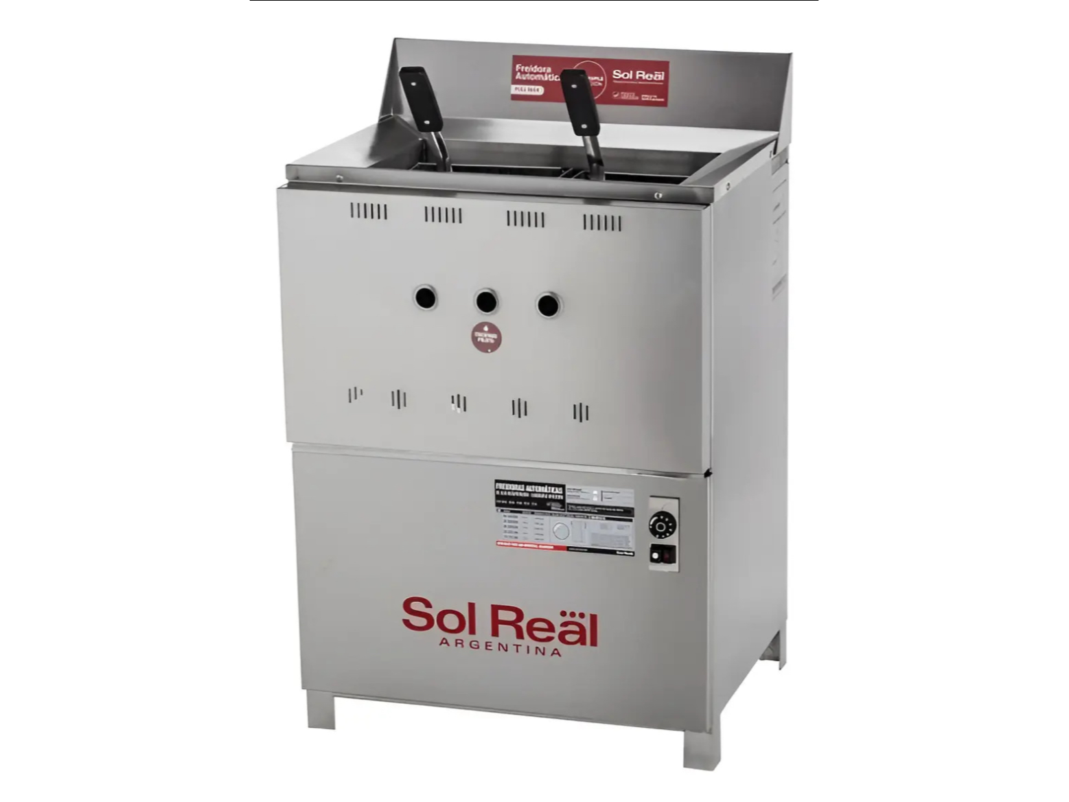Freidora automática full inox 33lts