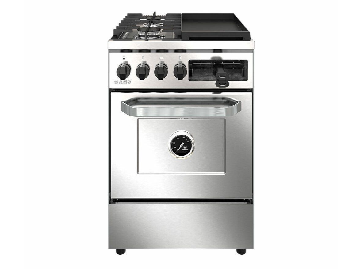 Cocina Morelli Kuma 550 - Multigrill- 2 Hornallas + Plancha y Tostadora