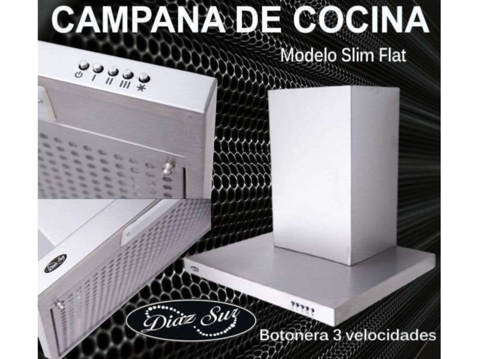 Campana slim 60cm acero