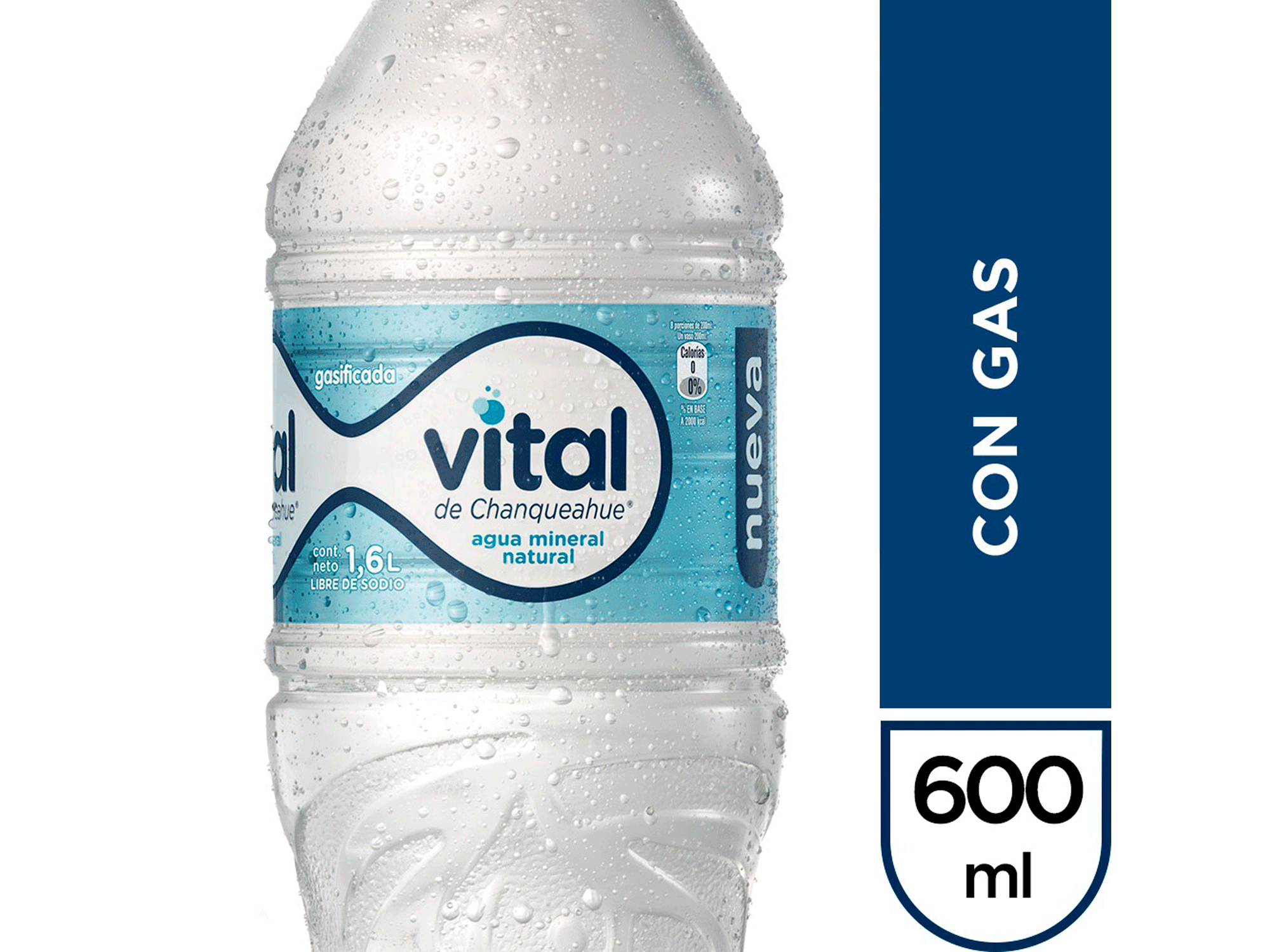 Agua mineral con gas